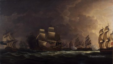 海戦 Painting - セレス岬セントビンセント海戦